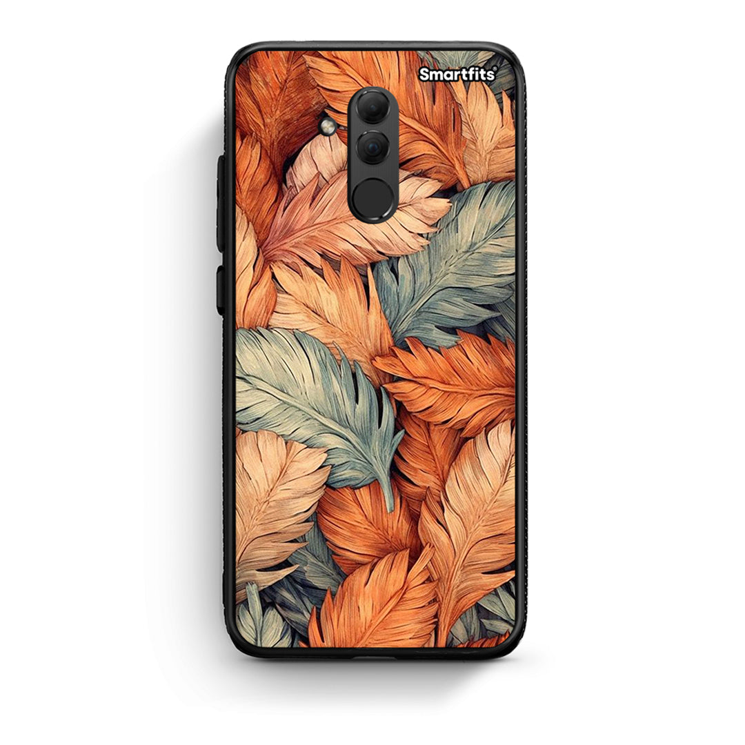 Huawei Mate 20 Lite Autumn Leaves Θήκη από τη Smartfits με σχέδιο στο πίσω μέρος και μαύρο περίβλημα | Smartphone case with colorful back and black bezels by Smartfits