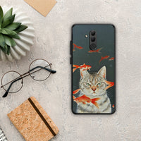 Thumbnail for Cat Goldfish - Huawei Mate 20 Lite θήκη