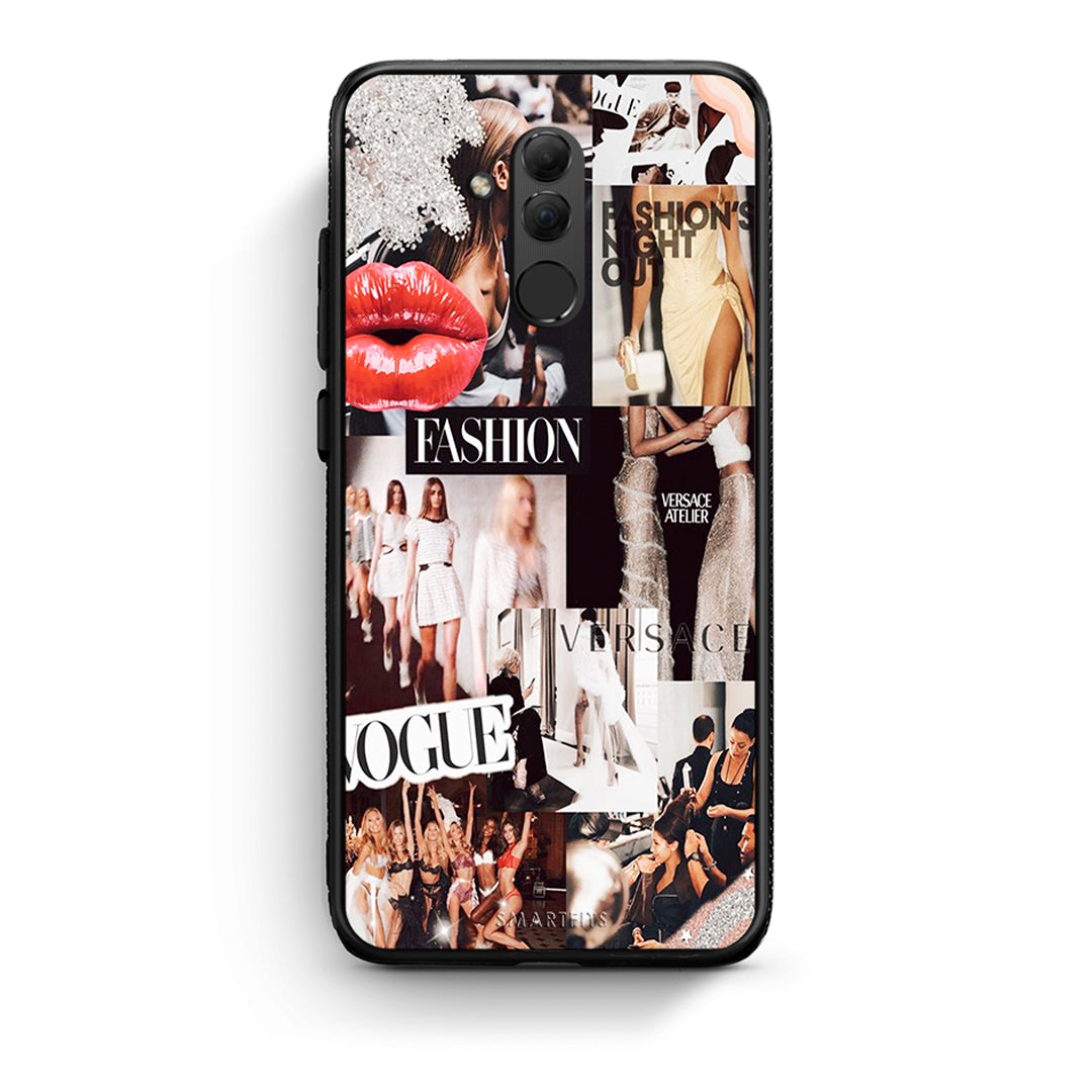 Huawei Mate 20 Lite Collage Fashion Θήκη Αγίου Βαλεντίνου από τη Smartfits με σχέδιο στο πίσω μέρος και μαύρο περίβλημα | Smartphone case with colorful back and black bezels by Smartfits