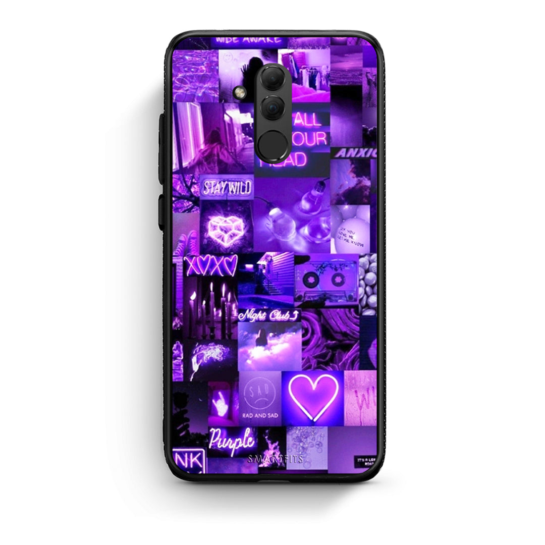 Huawei Mate 20 Lite Collage Stay Wild Θήκη Αγίου Βαλεντίνου από τη Smartfits με σχέδιο στο πίσω μέρος και μαύρο περίβλημα | Smartphone case with colorful back and black bezels by Smartfits
