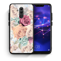 Thumbnail for Θήκη Huawei Mate 20 Lite Bouquet Floral από τη Smartfits με σχέδιο στο πίσω μέρος και μαύρο περίβλημα | Huawei Mate 20 Lite Bouquet Floral case with colorful back and black bezels