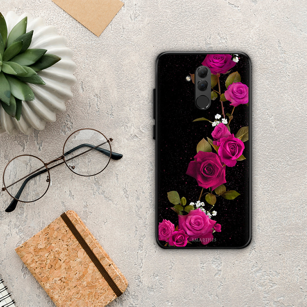 Flower Red Roses - Huawei Mate 20 Lite case