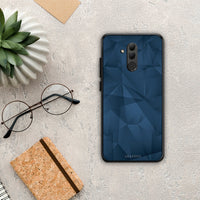 Thumbnail for Geometric Blue Abstract - Huawei Mate 20 Lite case