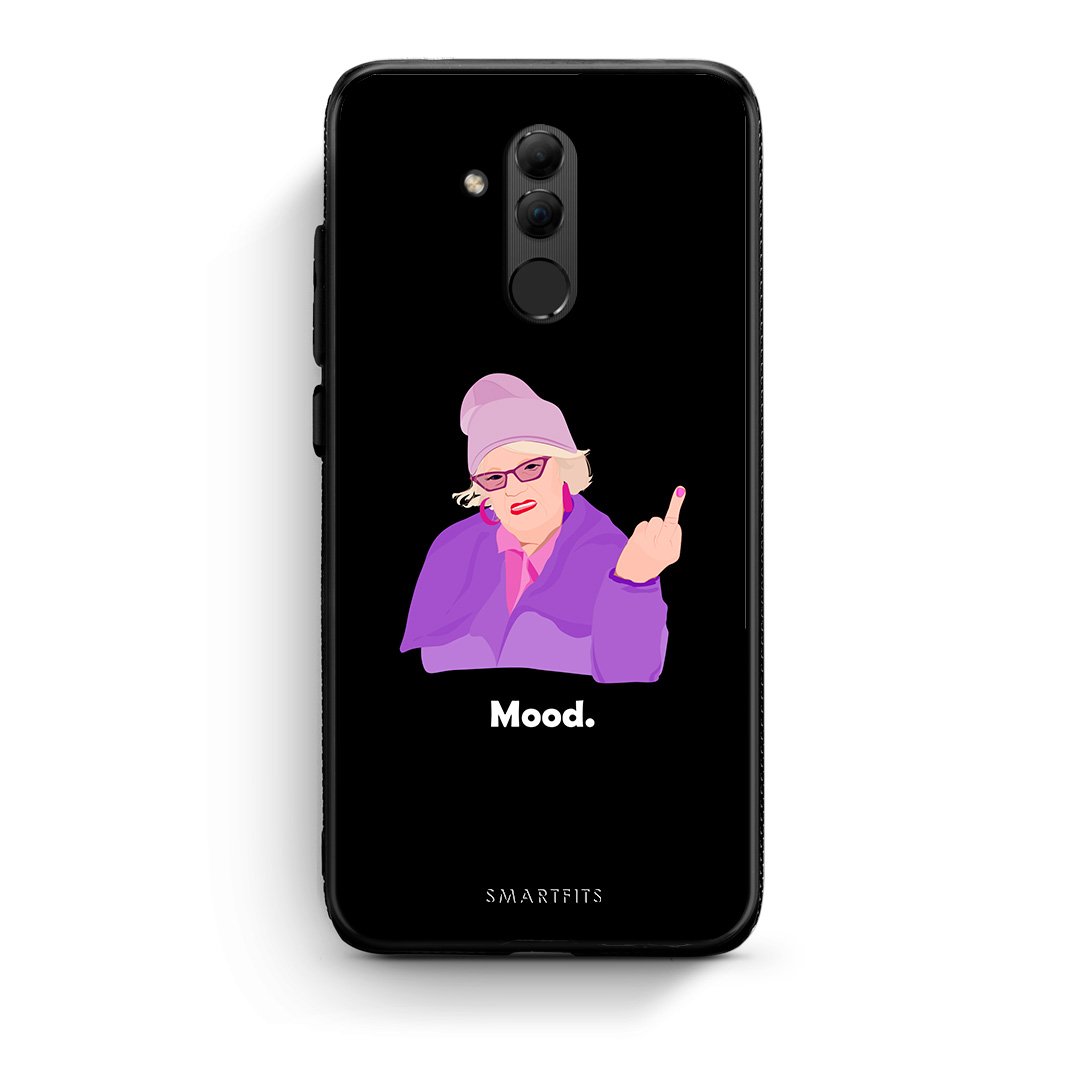 Huawei Mate 20 Lite Grandma Mood Black θήκη από τη Smartfits με σχέδιο στο πίσω μέρος και μαύρο περίβλημα | Smartphone case with colorful back and black bezels by Smartfits