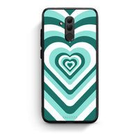 Thumbnail for Huawei Mate 20 Lite Green Hearts θήκη από τη Smartfits με σχέδιο στο πίσω μέρος και μαύρο περίβλημα | Smartphone case with colorful back and black bezels by Smartfits