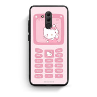 Thumbnail for Huawei Mate 20 Lite Hello Kitten Θήκη Αγίου Βαλεντίνου από τη Smartfits με σχέδιο στο πίσω μέρος και μαύρο περίβλημα | Smartphone case with colorful back and black bezels by Smartfits