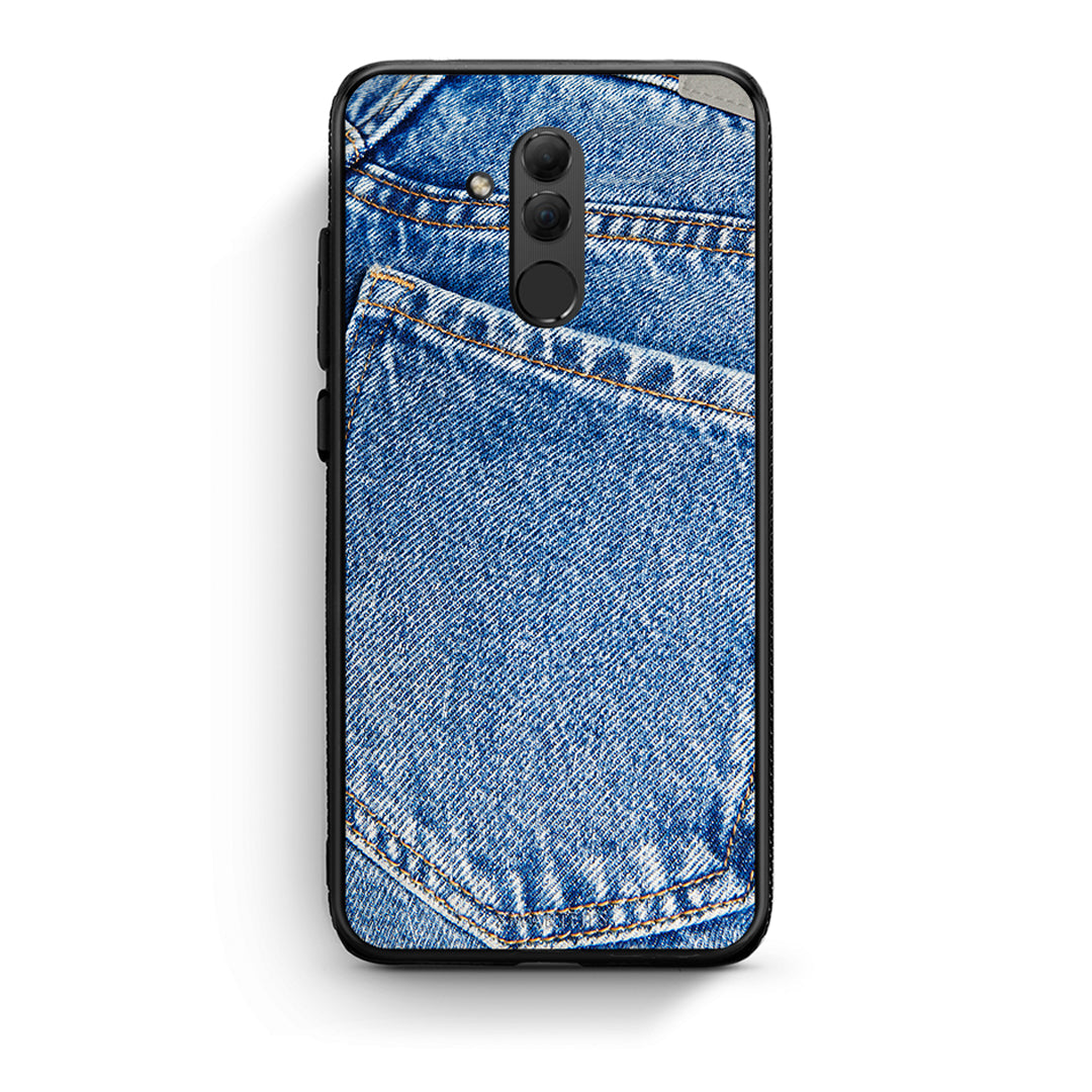 Huawei Mate 20 Lite Jeans Pocket θήκη από τη Smartfits με σχέδιο στο πίσω μέρος και μαύρο περίβλημα | Smartphone case with colorful back and black bezels by Smartfits