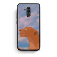 Thumbnail for Huawei Mate 20 Lite Lion Love 2 Θήκη Αγίου Βαλεντίνου από τη Smartfits με σχέδιο στο πίσω μέρος και μαύρο περίβλημα | Smartphone case with colorful back and black bezels by Smartfits