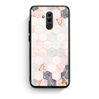 Thumbnail for 4 - Huawei Mate 20 Lite Hexagon Pink Marble case, cover, bumper
