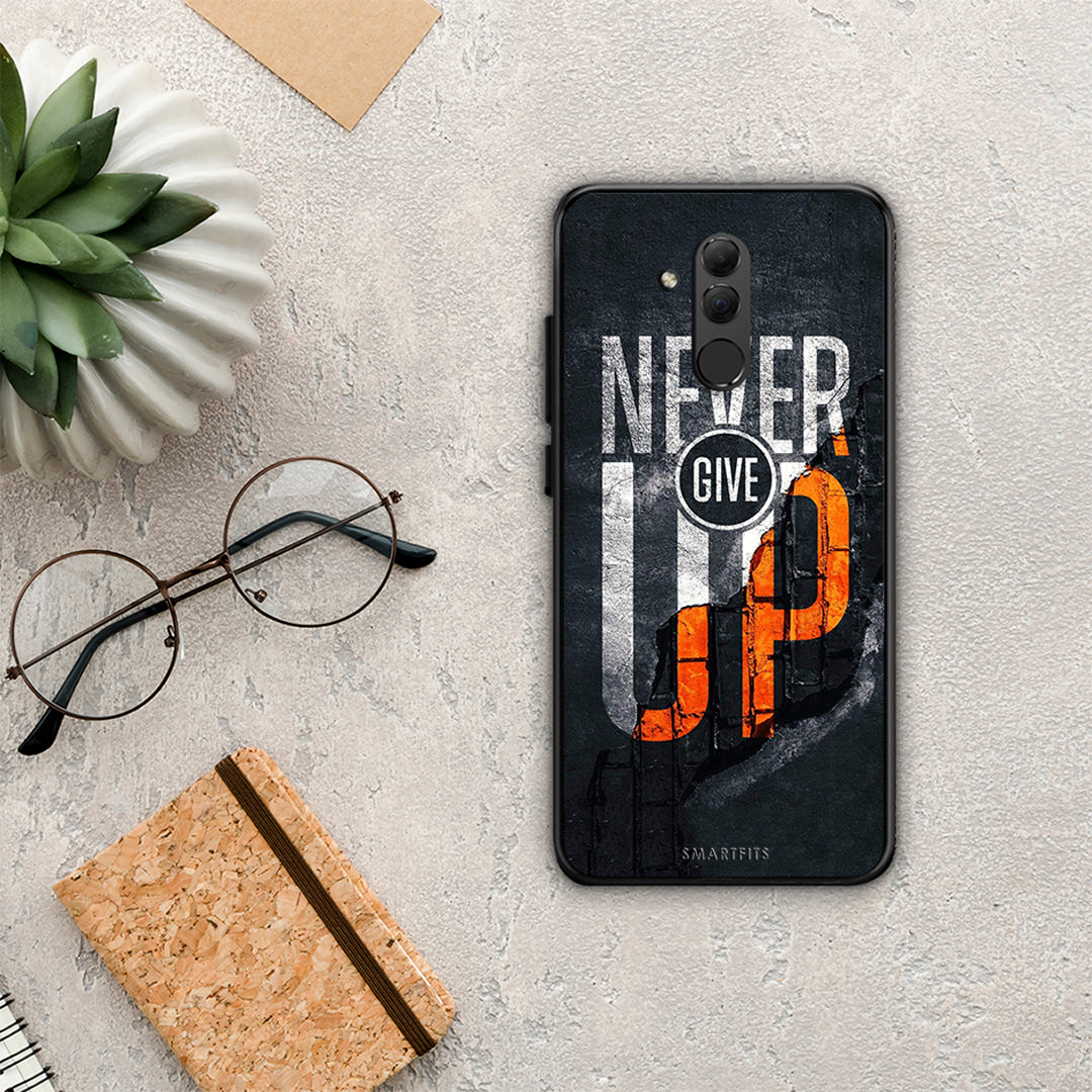 Never Give Up - Huawei Mate 20 Lite θήκη