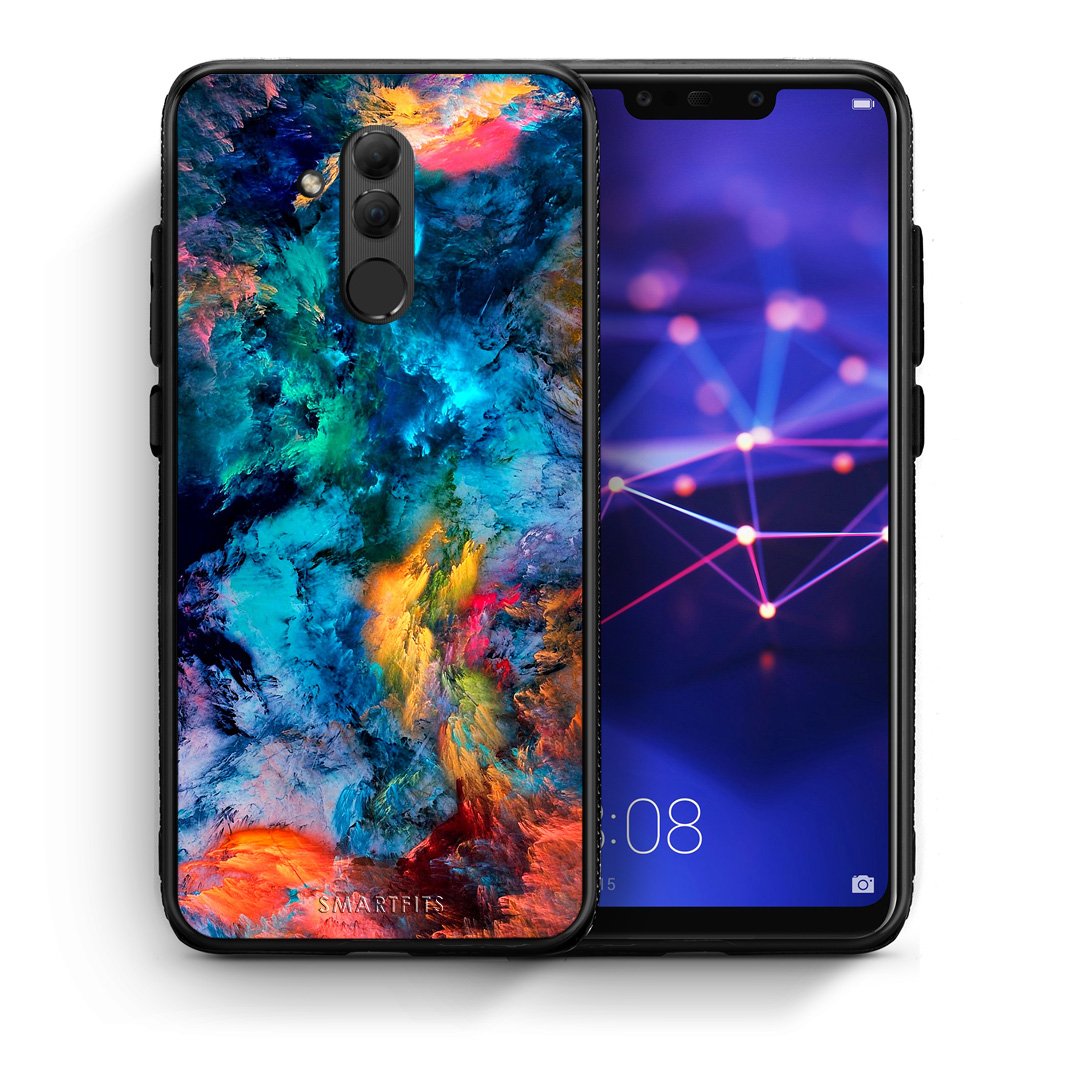 Θήκη Huawei Mate 20 Lite Crayola Paint από τη Smartfits με σχέδιο στο πίσω μέρος και μαύρο περίβλημα | Huawei Mate 20 Lite Crayola Paint case with colorful back and black bezels