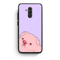 Thumbnail for Huawei Mate 20 Lite Pig Love 2 Θήκη Αγίου Βαλεντίνου από τη Smartfits με σχέδιο στο πίσω μέρος και μαύρο περίβλημα | Smartphone case with colorful back and black bezels by Smartfits