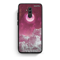 Thumbnail for Huawei Mate 20 Lite Pink Moon Θήκη από τη Smartfits με σχέδιο στο πίσω μέρος και μαύρο περίβλημα | Smartphone case with colorful back and black bezels by Smartfits