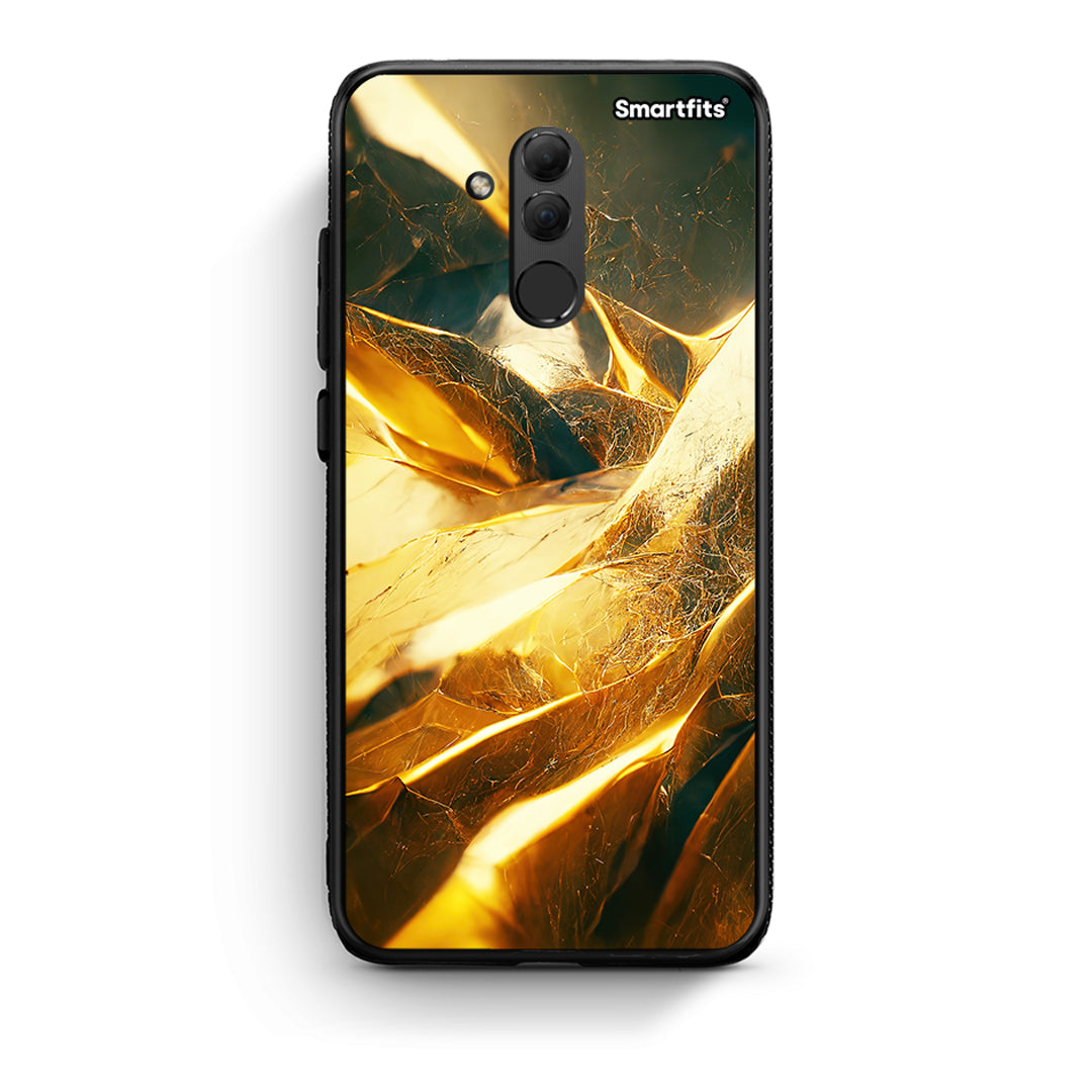 Huawei Mate 20 Lite Real Gold θήκη από τη Smartfits με σχέδιο στο πίσω μέρος και μαύρο περίβλημα | Smartphone case with colorful back and black bezels by Smartfits