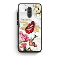 Thumbnail for Huawei Mate 20 Lite Red Lips θήκη από τη Smartfits με σχέδιο στο πίσω μέρος και μαύρο περίβλημα | Smartphone case with colorful back and black bezels by Smartfits