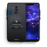 Thumbnail for Θήκη Huawei Mate 20 Lite Sensitive Content από τη Smartfits με σχέδιο στο πίσω μέρος και μαύρο περίβλημα | Huawei Mate 20 Lite Sensitive Content case with colorful back and black bezels