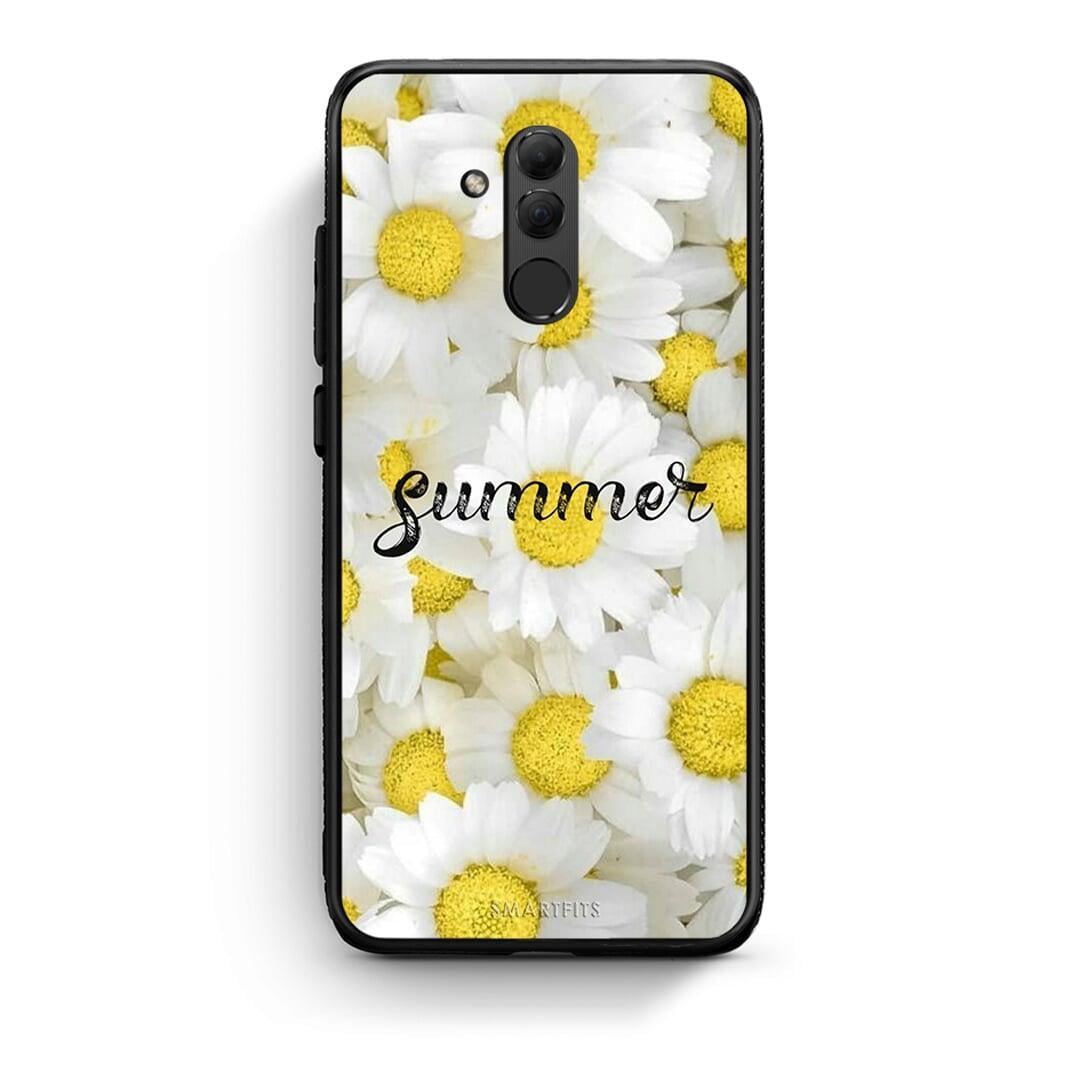 Huawei Mate 20 Lite Summer Daisies Θήκη από τη Smartfits με σχέδιο στο πίσω μέρος και μαύρο περίβλημα | Smartphone case with colorful back and black bezels by Smartfits