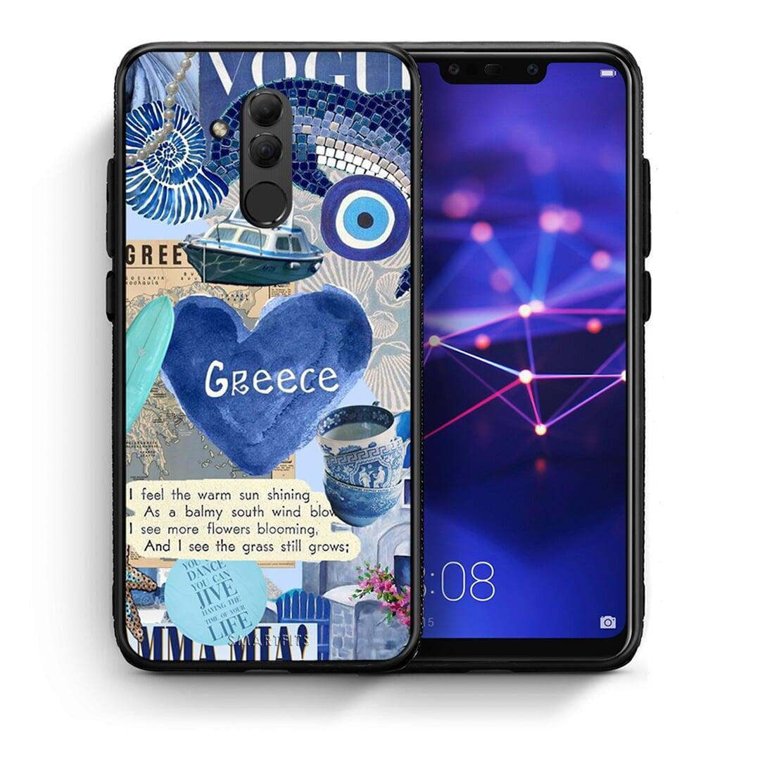 Θήκη Huawei Mate 20 Lite Summer In Greece από τη Smartfits με σχέδιο στο πίσω μέρος και μαύρο περίβλημα | Huawei Mate 20 Lite Summer In Greece case with colorful back and black bezels