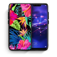 Thumbnail for Θήκη Huawei Mate 20 Lite Tropical Flowers από τη Smartfits με σχέδιο στο πίσω μέρος και μαύρο περίβλημα | Huawei Mate 20 Lite Tropical Flowers case with colorful back and black bezels