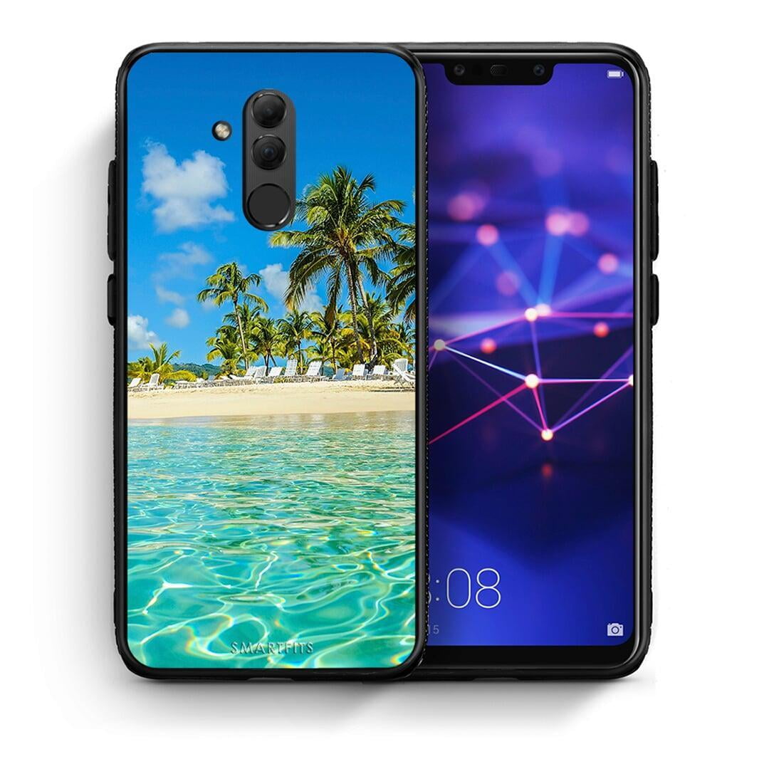 Θήκη Huawei Mate 20 Lite Tropical Vibes από τη Smartfits με σχέδιο στο πίσω μέρος και μαύρο περίβλημα | Huawei Mate 20 Lite Tropical Vibes case with colorful back and black bezels