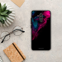 Thumbnail for Watercolor Pink Black - Huawei Mate 20 Lite case