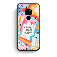 Thumbnail for Huawei Mate 20 Manifest Your Vision θήκη από τη Smartfits με σχέδιο στο πίσω μέρος και μαύρο περίβλημα | Smartphone case with colorful back and black bezels by Smartfits