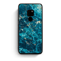Thumbnail for Huawei Mate 20 Marble Blue θήκη από τη Smartfits με σχέδιο στο πίσω μέρος και μαύρο περίβλημα | Smartphone case with colorful back and black bezels by Smartfits
