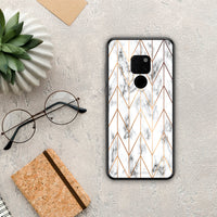 Thumbnail for Marble Gold Geometric - Huawei Mate 20