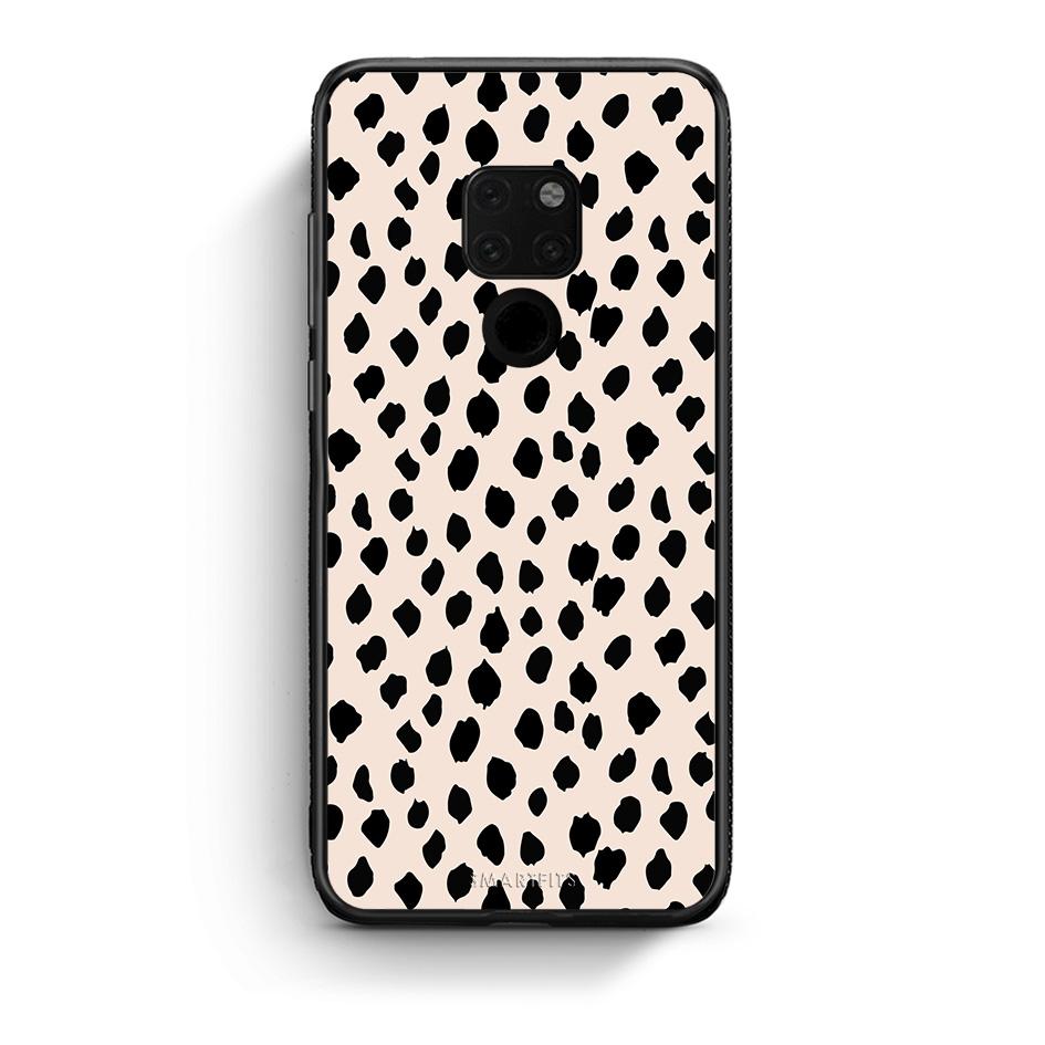 Huawei Mate 20 New Polka Dots θήκη από τη Smartfits με σχέδιο στο πίσω μέρος και μαύρο περίβλημα | Smartphone case with colorful back and black bezels by Smartfits