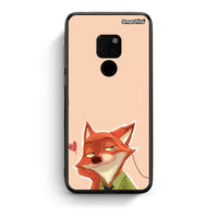 Thumbnail for Huawei Mate 20 Nick Wilde And Judy Hopps Love 1 θήκη από τη Smartfits με σχέδιο στο πίσω μέρος και μαύρο περίβλημα | Smartphone case with colorful back and black bezels by Smartfits