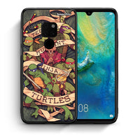 Thumbnail for Θήκη Huawei Mate 20 Ninja Turtles από τη Smartfits με σχέδιο στο πίσω μέρος και μαύρο περίβλημα | Huawei Mate 20 Ninja Turtles case with colorful back and black bezels