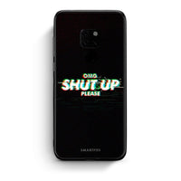 Thumbnail for Huawei Mate 20 OMG ShutUp θήκη από τη Smartfits με σχέδιο στο πίσω μέρος και μαύρο περίβλημα | Smartphone case with colorful back and black bezels by Smartfits