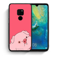 Thumbnail for Θήκη Αγίου Βαλεντίνου Huawei Mate 20 Pig Love 1 από τη Smartfits με σχέδιο στο πίσω μέρος και μαύρο περίβλημα | Huawei Mate 20 Pig Love 1 case with colorful back and black bezels