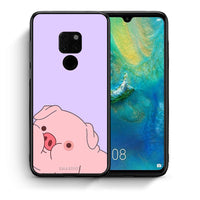 Thumbnail for Θήκη Αγίου Βαλεντίνου Huawei Mate 20 Pig Love 2 από τη Smartfits με σχέδιο στο πίσω μέρος και μαύρο περίβλημα | Huawei Mate 20 Pig Love 2 case with colorful back and black bezels