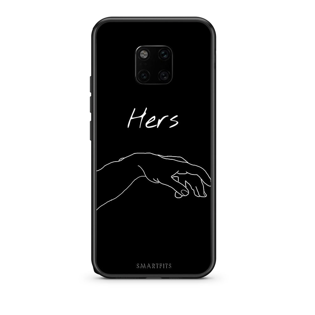 Huawei Mate 20 Pro Aeshetic Love 1 Θήκη Αγίου Βαλεντίνου από τη Smartfits με σχέδιο στο πίσω μέρος και μαύρο περίβλημα | Smartphone case with colorful back and black bezels by Smartfits
