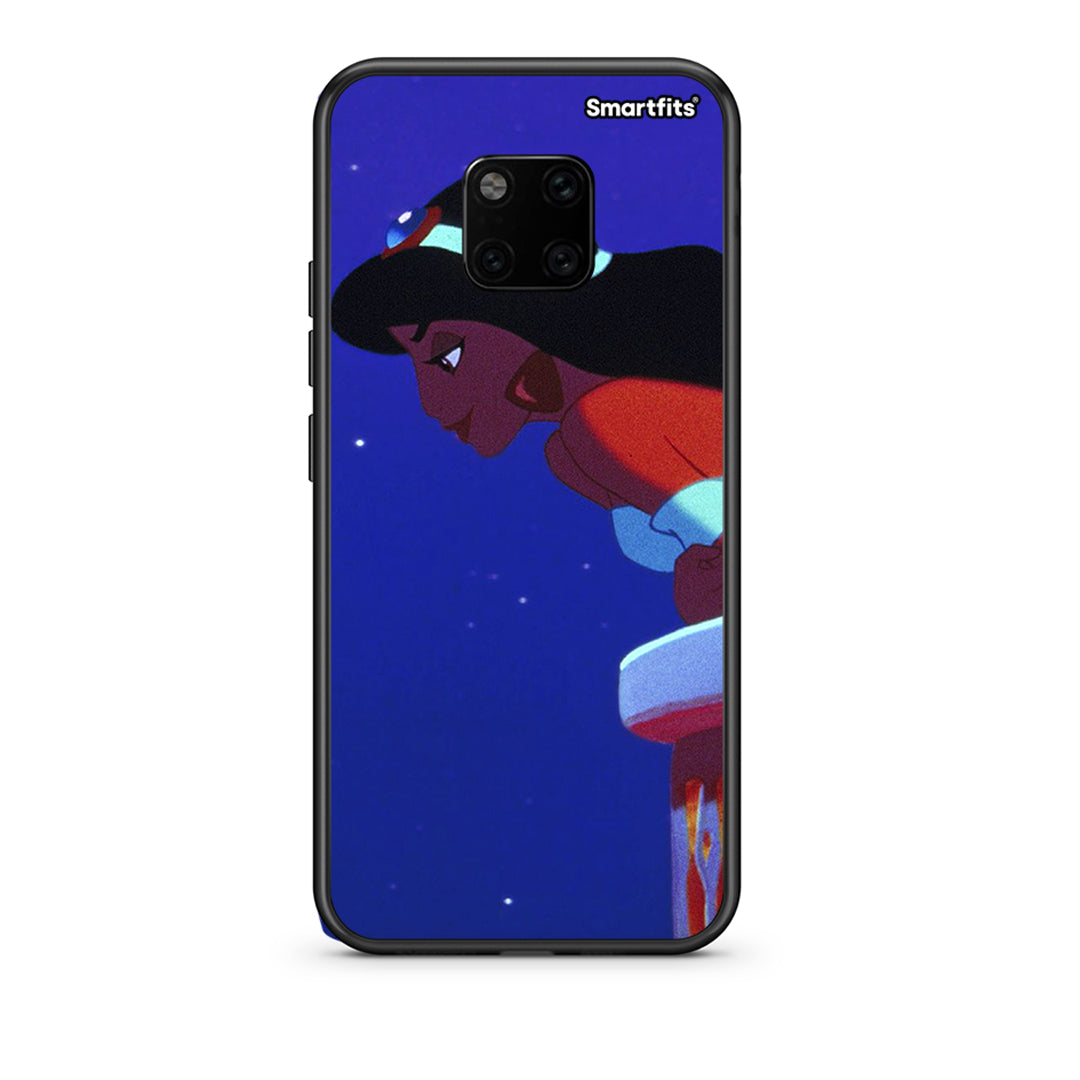 Huawei Mate 20 Pro Alladin And Jasmine Love 2 θήκη από τη Smartfits με σχέδιο στο πίσω μέρος και μαύρο περίβλημα | Smartphone case with colorful back and black bezels by Smartfits