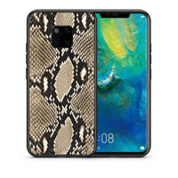 Thumbnail for Θήκη Huawei Mate 20 Pro Fashion Snake Animal από τη Smartfits με σχέδιο στο πίσω μέρος και μαύρο περίβλημα | Huawei Mate 20 Pro Fashion Snake Animal case with colorful back and black bezels