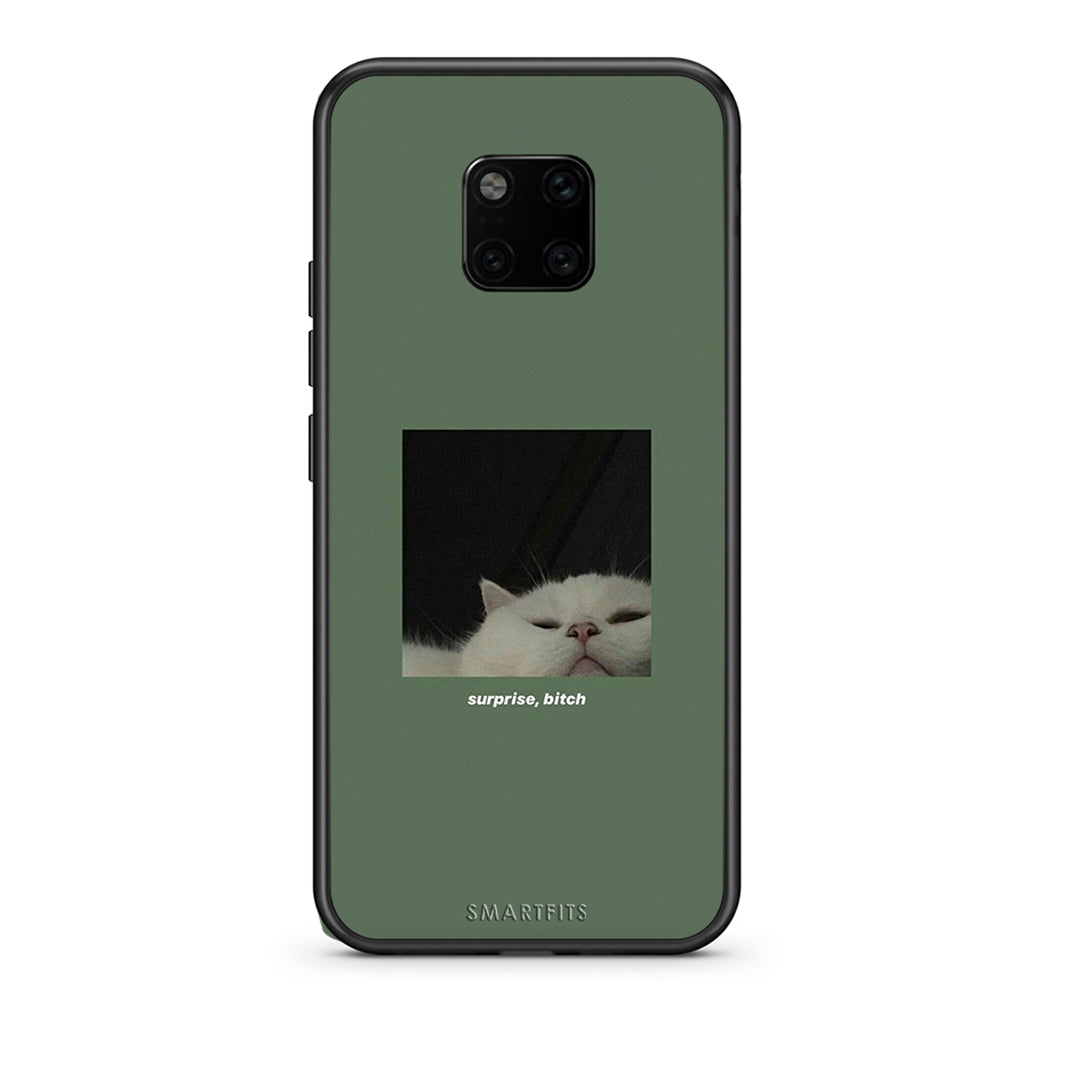 Huawei Mate 20 Pro Bitch Surprise θήκη από τη Smartfits με σχέδιο στο πίσω μέρος και μαύρο περίβλημα | Smartphone case with colorful back and black bezels by Smartfits