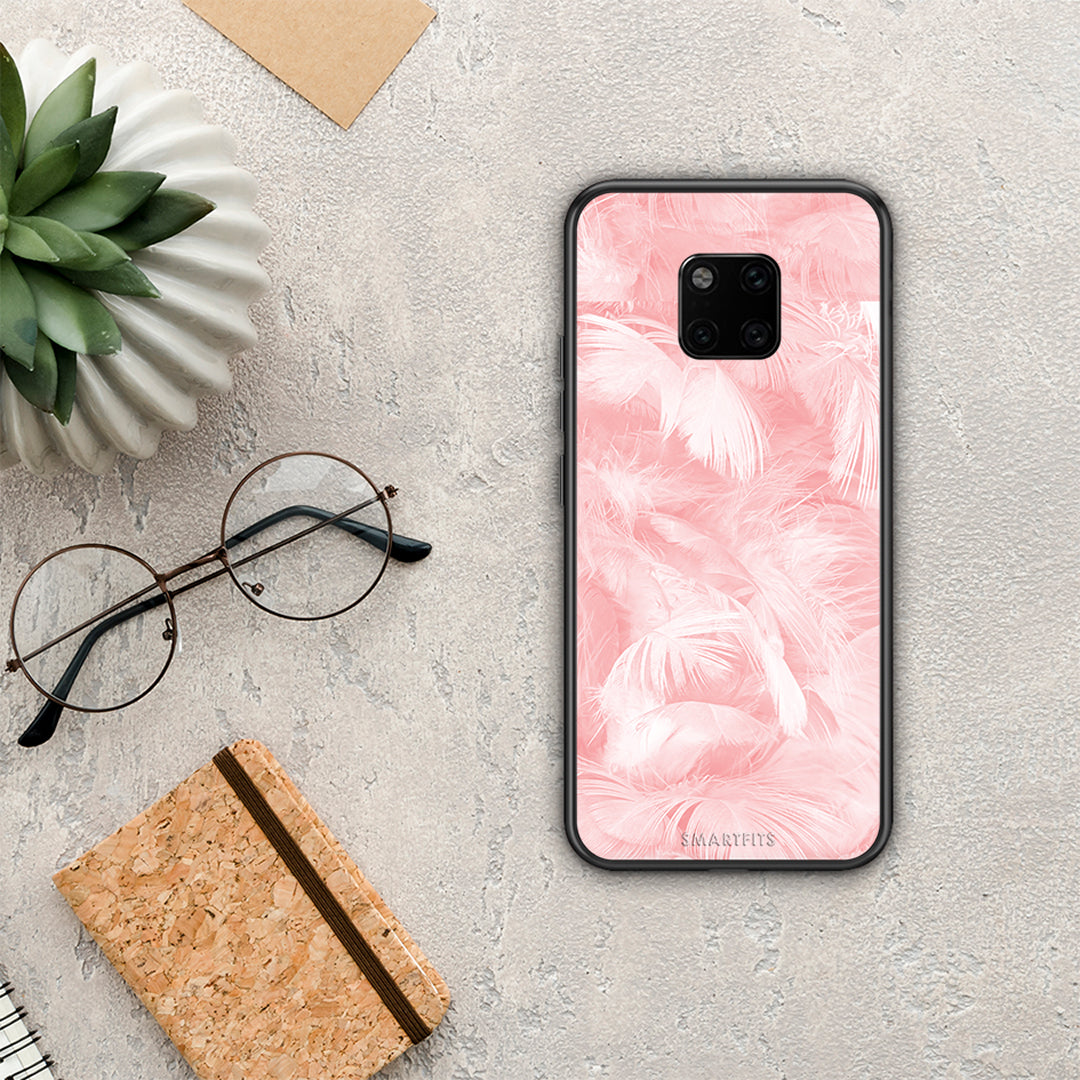 Boho Pink Feather - Huawei Mate 20 Pro case