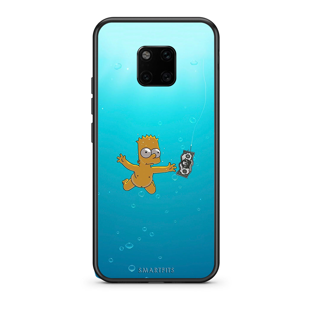 Huawei Mate 20 Pro Chasing Money θήκη από τη Smartfits με σχέδιο στο πίσω μέρος και μαύρο περίβλημα | Smartphone case with colorful back and black bezels by Smartfits