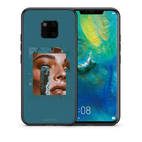 Thumbnail for Θήκη Huawei Mate 20 Pro Cry An Ocean από τη Smartfits με σχέδιο στο πίσω μέρος και μαύρο περίβλημα | Huawei Mate 20 Pro Cry An Ocean case with colorful back and black bezels