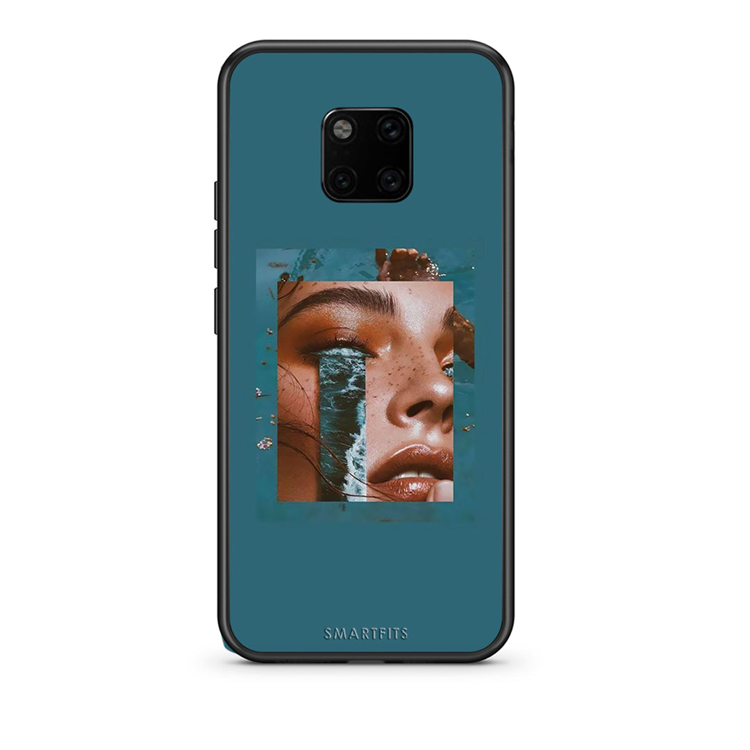 Huawei Mate 20 Pro Cry An Ocean θήκη από τη Smartfits με σχέδιο στο πίσω μέρος και μαύρο περίβλημα | Smartphone case with colorful back and black bezels by Smartfits