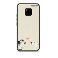 Thumbnail for Huawei Mate 20 Pro Dalmatians Love θήκη από τη Smartfits με σχέδιο στο πίσω μέρος και μαύρο περίβλημα | Smartphone case with colorful back and black bezels by Smartfits