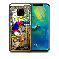 Thumbnail for Θήκη Huawei Mate 20 Pro Duck Money από τη Smartfits με σχέδιο στο πίσω μέρος και μαύρο περίβλημα | Huawei Mate 20 Pro Duck Money case with colorful back and black bezels