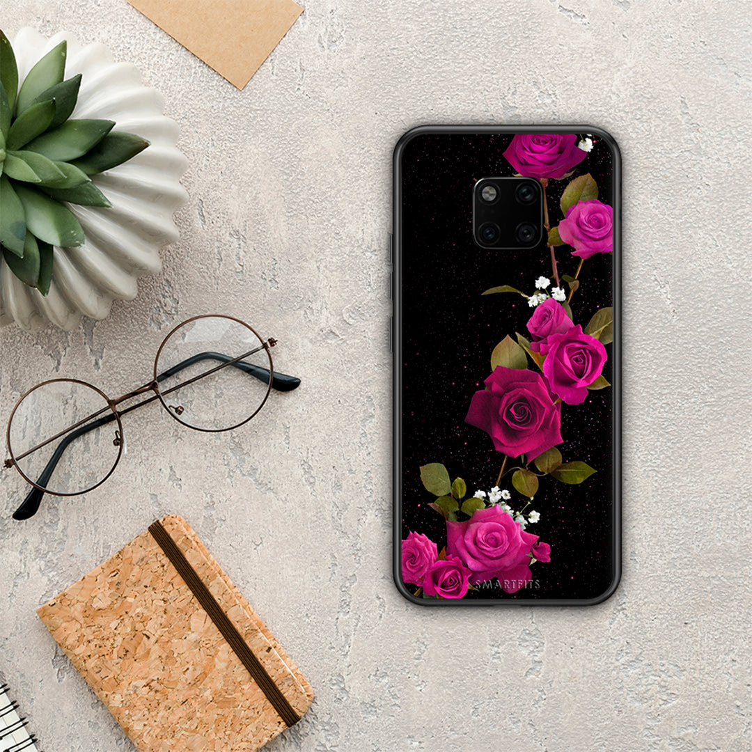 Flower Red Roses - Huawei Mate 20 Pro case