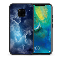 Thumbnail for Θήκη Huawei Mate 20 Pro Blue Sky Galaxy από τη Smartfits με σχέδιο στο πίσω μέρος και μαύρο περίβλημα | Huawei Mate 20 Pro Blue Sky Galaxy case with colorful back and black bezels