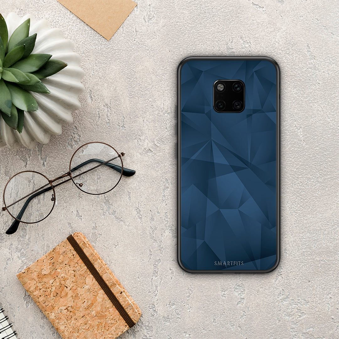 Geometric Blue Abstract - Huawei Mate 20 Pro case