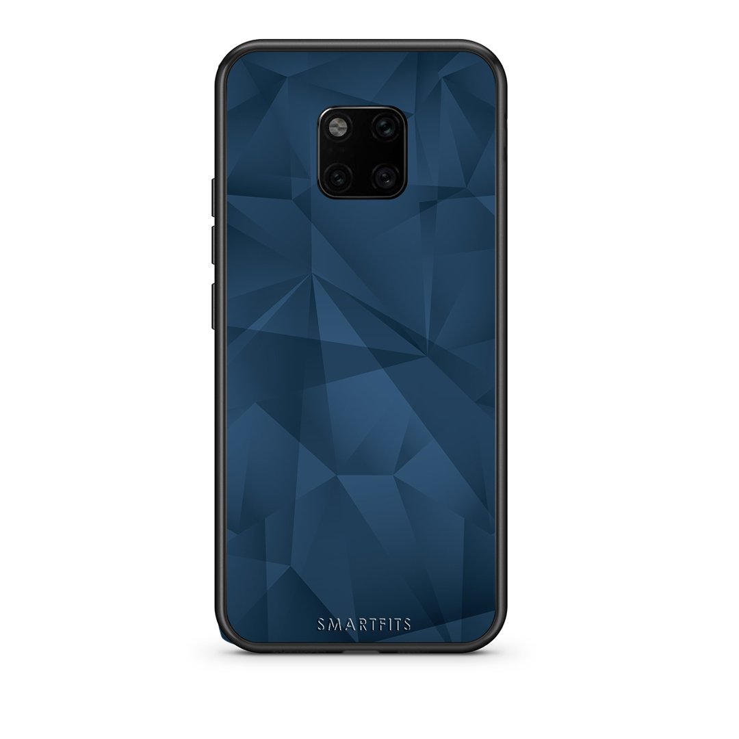 39 - Huawei Mate 20 Pro  Blue Abstract Geometric case, cover, bumper