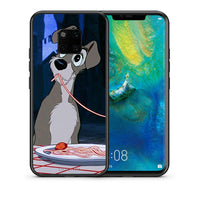 Thumbnail for Θήκη Αγίου Βαλεντίνου Huawei Mate 20 Pro Lady And Tramp 1 από τη Smartfits με σχέδιο στο πίσω μέρος και μαύρο περίβλημα | Huawei Mate 20 Pro Lady And Tramp 1 case with colorful back and black bezels