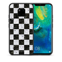 Thumbnail for Θήκη Huawei Mate 20 Pro Square Geometric Marble από τη Smartfits με σχέδιο στο πίσω μέρος και μαύρο περίβλημα | Huawei Mate 20 Pro Square Geometric Marble case with colorful back and black bezels